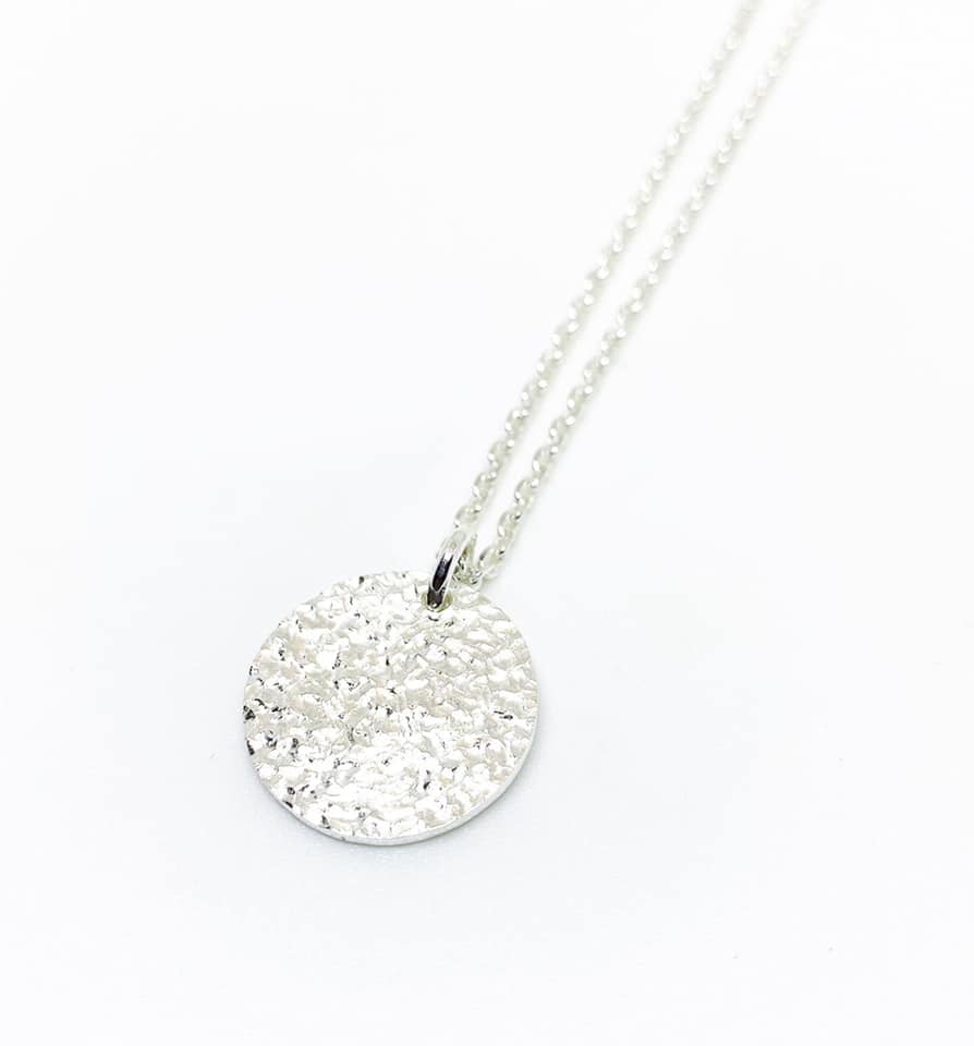 Gróft hálsmen - hringplata