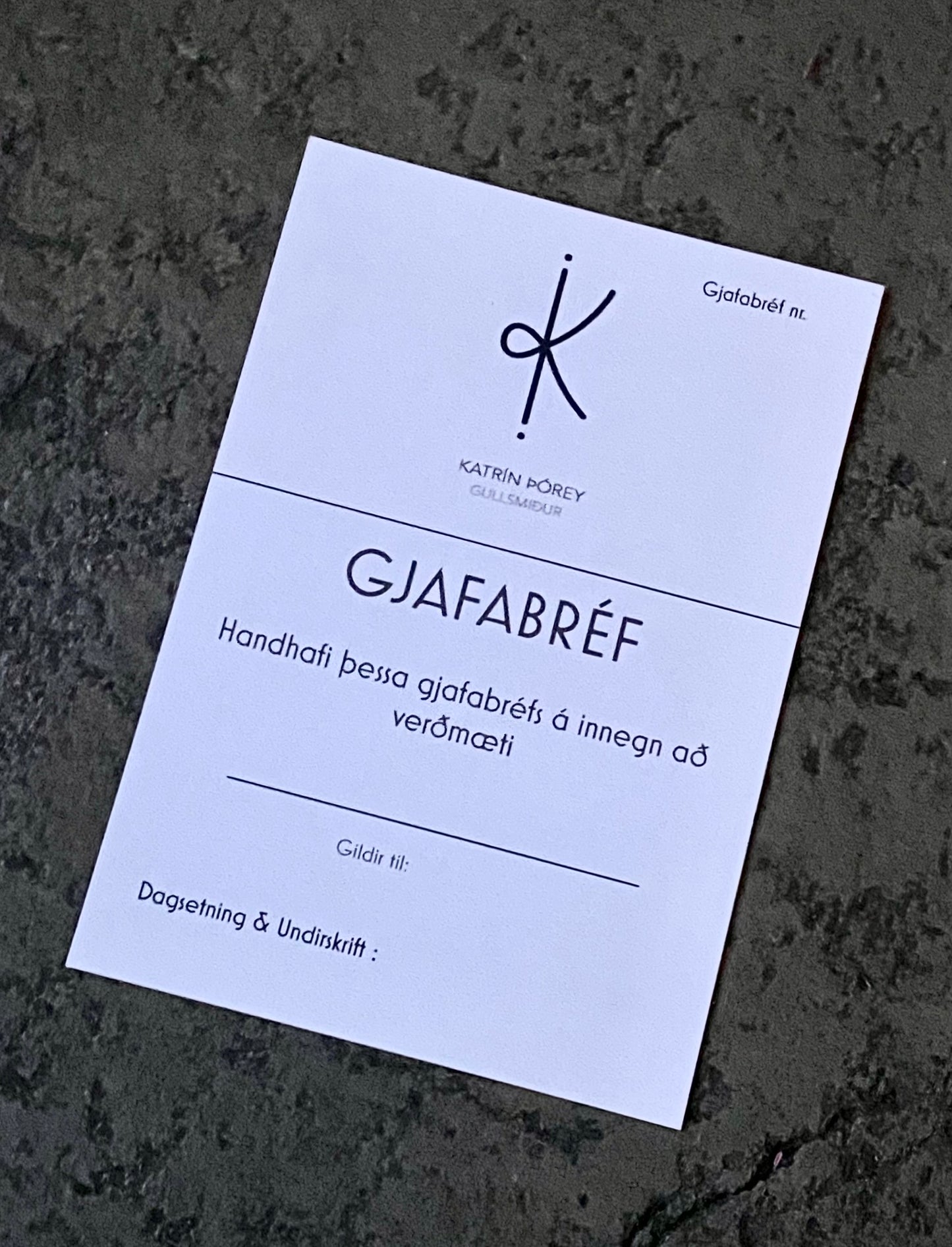 Gjafabréf